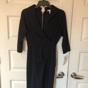 Mid length Navy blue dress